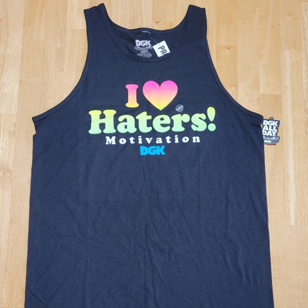 NWT Mens DGK - I ♡ HATERS